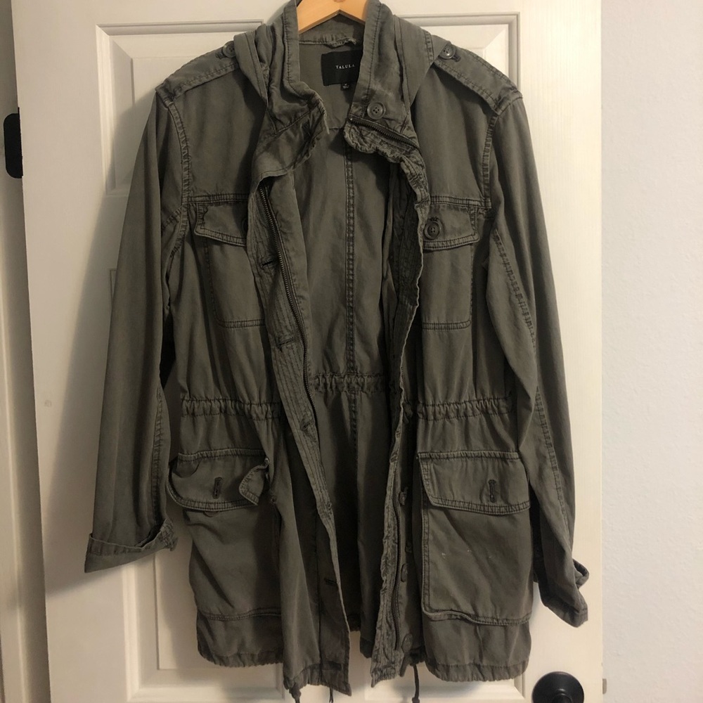 Charcoal grey utility jacket